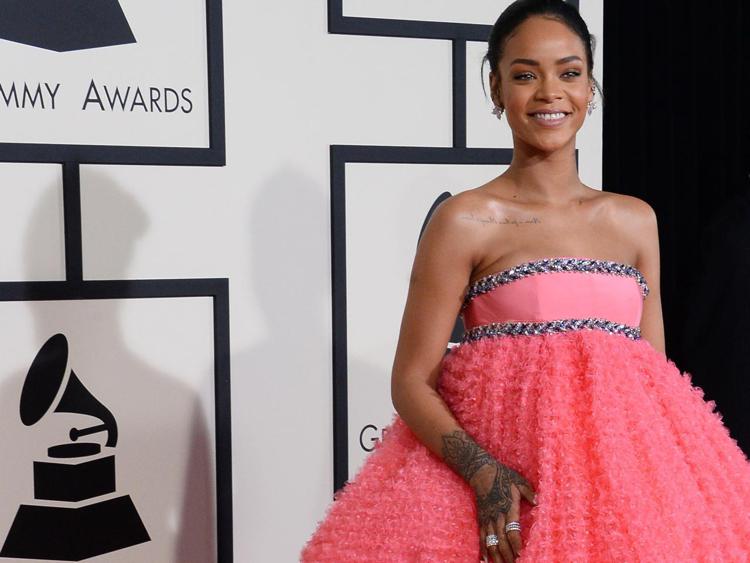 Rihanna ai Grammy Awards (Foto Infophoto) - (INFOPHOTO)