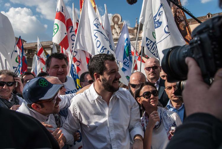 Matteo Salvini (Foto Infophoto)