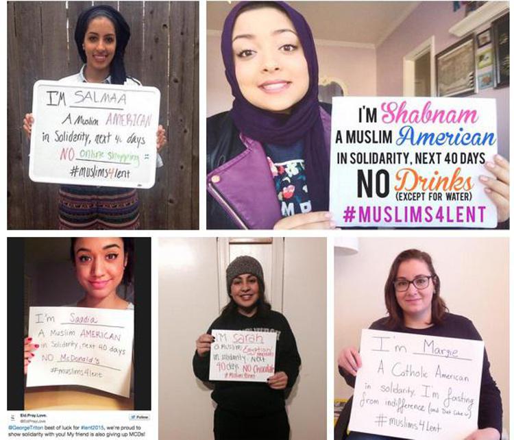 La campagna #Muslims4Lent su Twitter