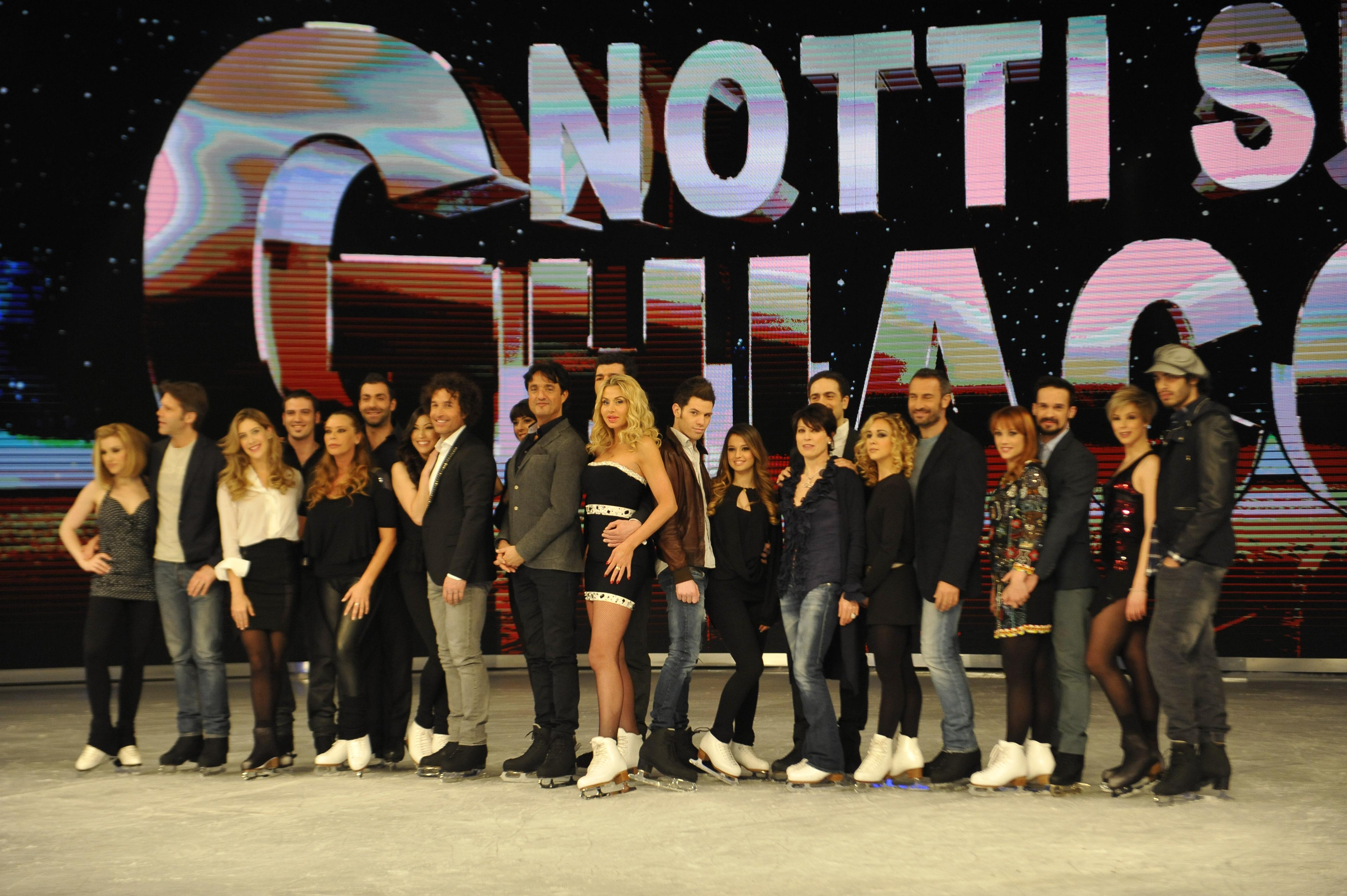 Roma, 18 febbraio 2015. Rai, presentazione di 'Notti sul ghiaccio'. Con Milly Carlucci (foto Adnkronos/Cristiano Camera)