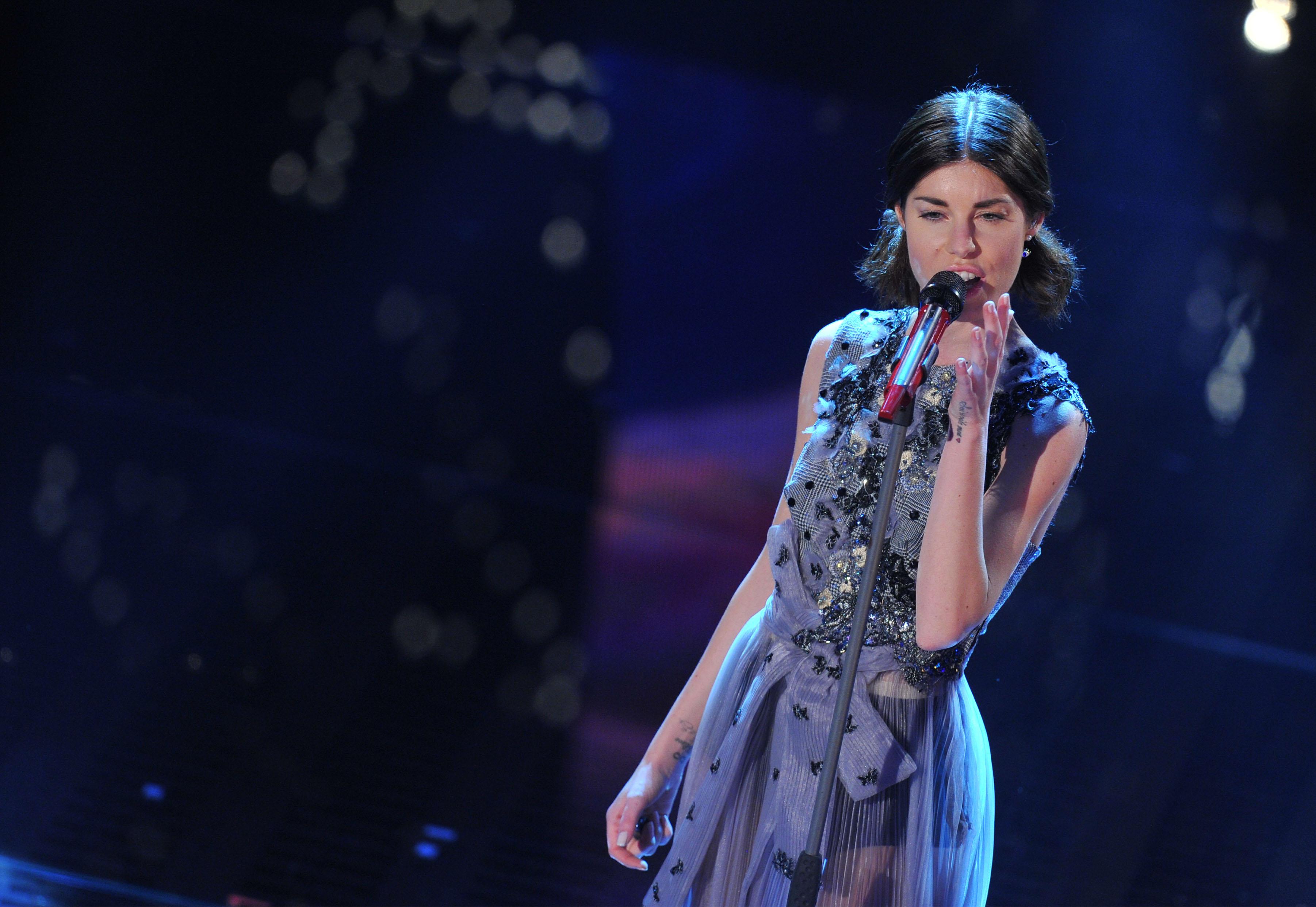 Sanremo 2015 Bianca Atzei, foto Infophoto 