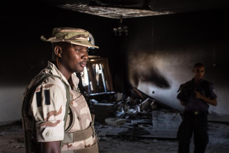 Soldato nigeriano a caccia di militanti di Boko Haram (AFP PHOTO)