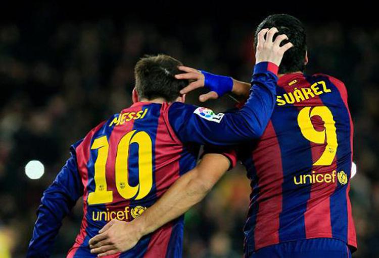 Lionel Messi e Luis Suarez (Foto Infophoto) - INFOPHOTO