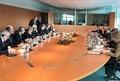 Il Presidente Sergio Mattarella nel corso dell'incontro con il Cancelliere della Repubblica Federale di Germania Angela Merkel