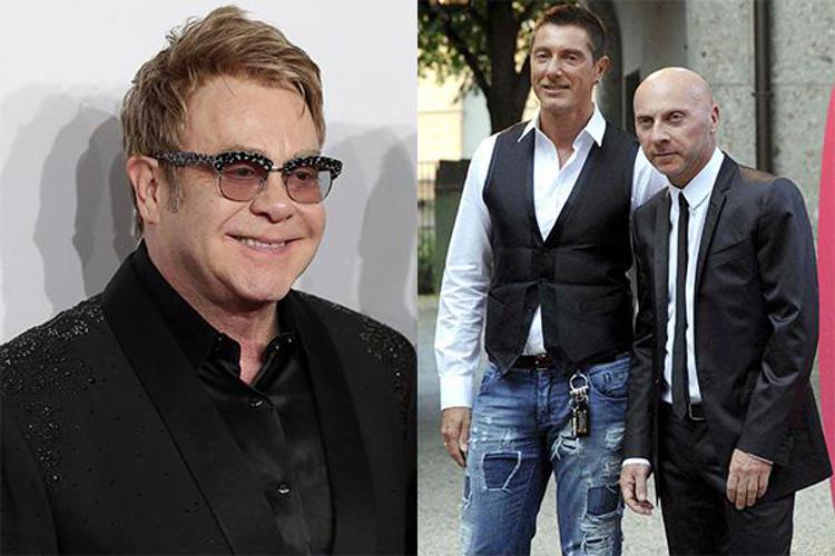 Fecondazione: Elton John contro Dolce e Gabbana, vergognatevi