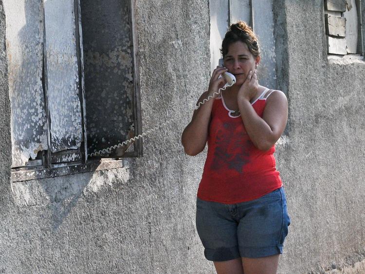 Telefono pubblico all'Avana - (foto AFP)