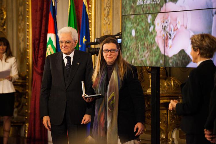 Il presidente Mattarella e Daniela Ducato