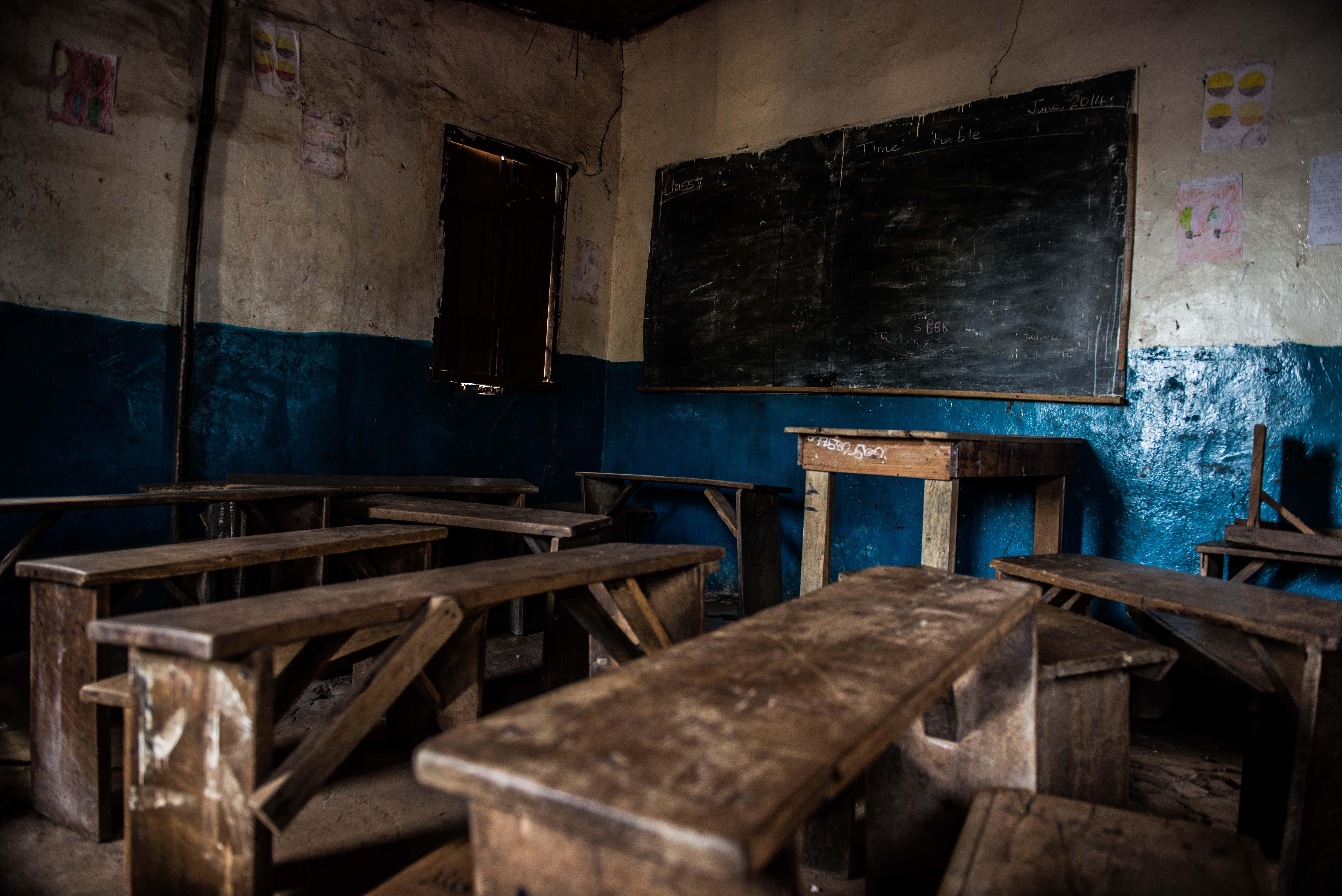 Scuola a Tengbeh Town. Foto Tommy Trenchard / Oxfam