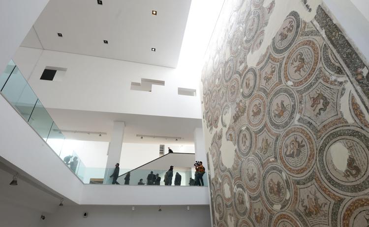 Un mosaico del museo del Bardo - (foto AFP)
