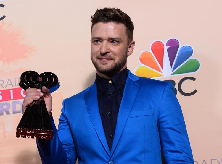 Justin Timberlake agli iHeartRadio Music Awards (Foto Infophoto) - INFOPHOTO