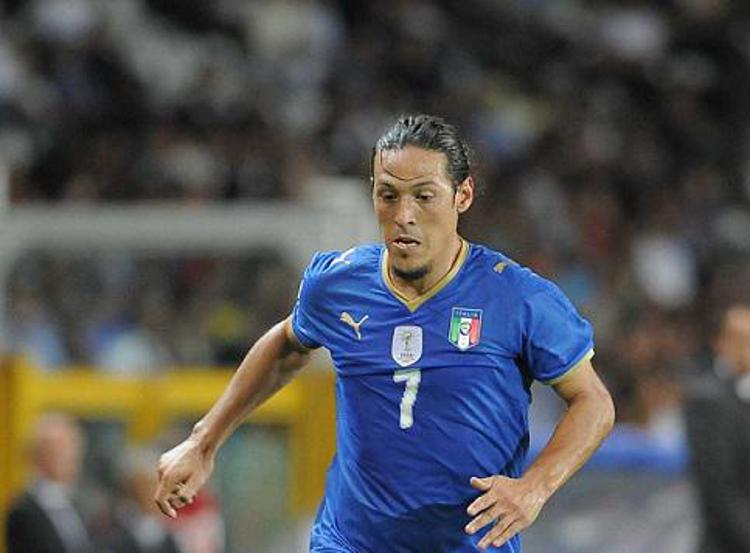 Mauro Camoranesi con la maglia dell'Italia (Foto Infophoto) - INFOPHOTO