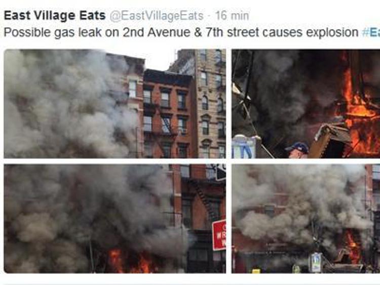 Usa: crolla un palazzo a Manhattan, almeno 30 feriti