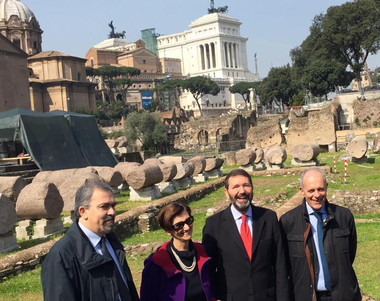 Roma: Marino, entro aprile riedificheremo prime colonne Foro Pace