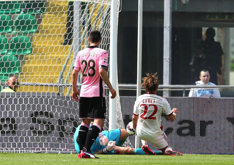 Il gol dello 0-1 di Alessio Cerci - INFOPHOTO