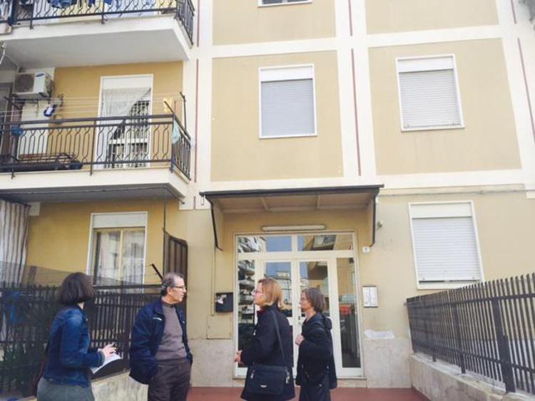 L'abitazione  della famiglia Lo Porto a Brancaccio, a Palermo (Adnkronos)