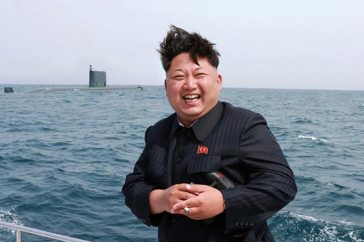 Il leader nordcoreano Kim Jong-un (Foto Xinhua)