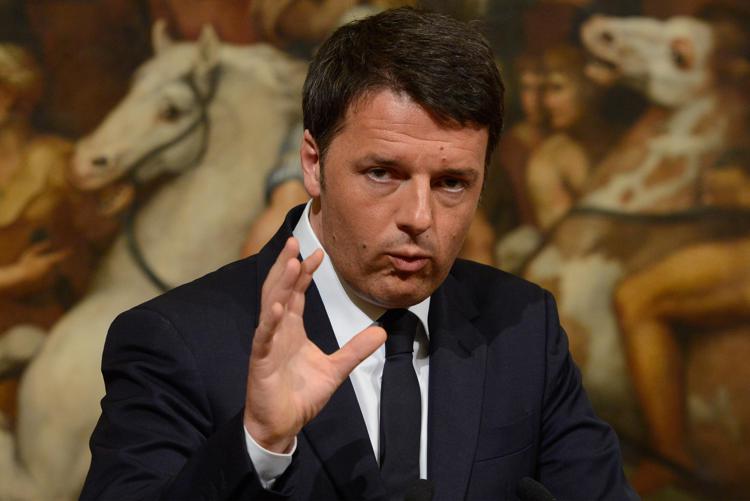  Il presidente del consiglio Matteo Renzi - INFOPHOTO