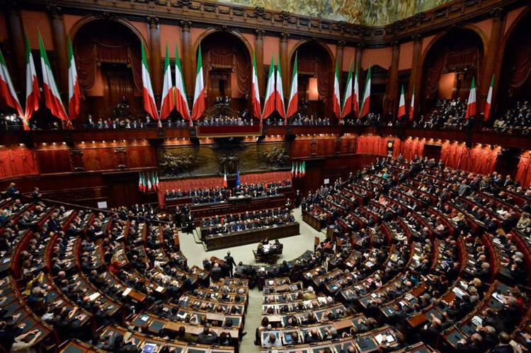 Il Parlamento in seduta comune (foto Daniele Scudieri, ImagoEconomica)