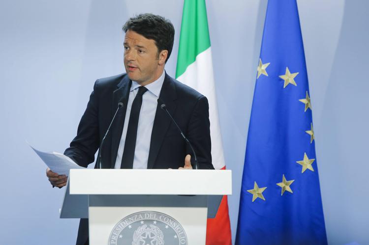 Il premier Matteo Renzi (Infophoto) - INFOPHOTO