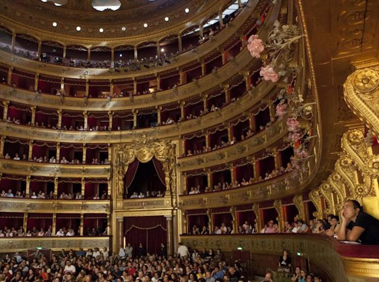 La sala del Teatro Massimo di Palermo