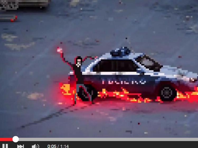 Una immagine del videogioco 'Riot'