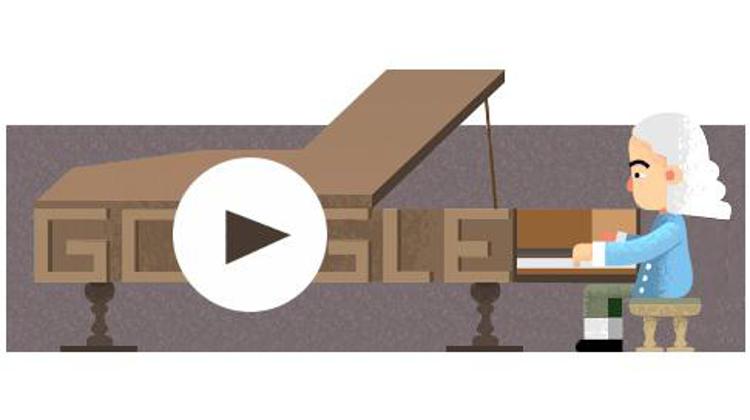 Google celebra Bartolomeo Cristofori, il doodle di oggi è per l'inventore del pianoforte