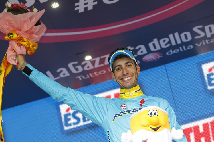 Fabio Aru, due vittorie al Giro d'Italia 2015 (Foto AFP) - FOTO AFP