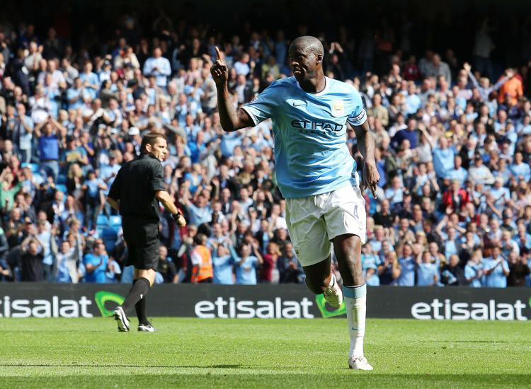 Il centrocampista del Manchester City, Yaya Toure'  (Foto Infophoto)  - INFOPHOTO