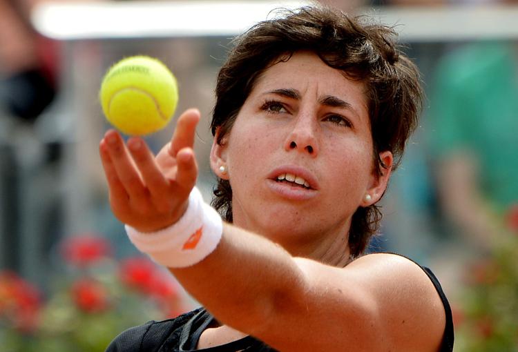 La tennista spagnola Carla Suarez Navarro  (Foto Afp) - AFP