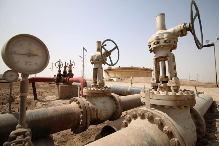 Impianti per il trasporto del petrolio in Iraq (foto Afp)