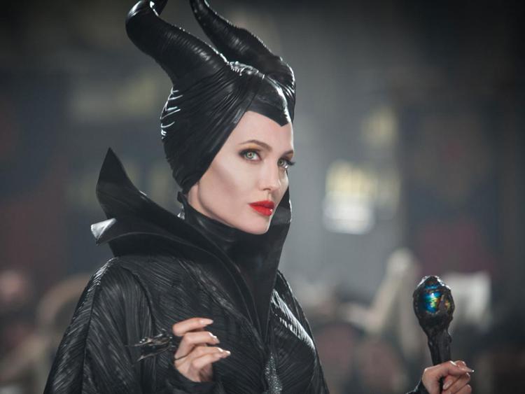 Angelina Jolie in una scena di 'Maleficent'