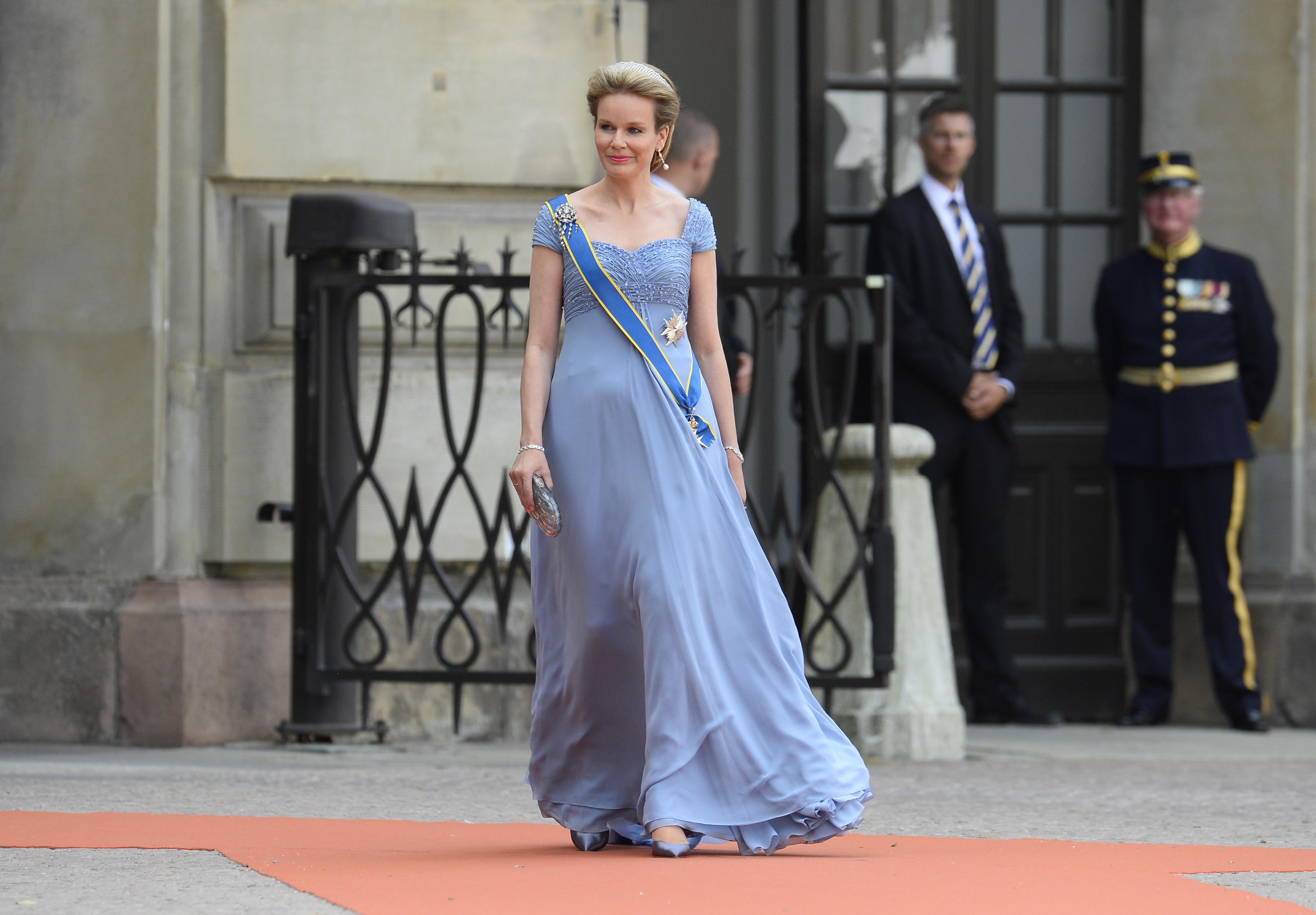 La regina Mathilde del Belgium (Afp)