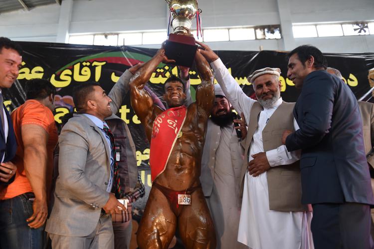 Mahmoud, il vincitore del campionato (Foto Afp)