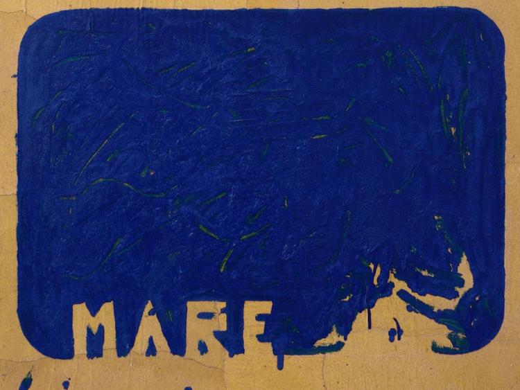 'Mare' (1978) di Mario Schifano, tra le opere esposte al Maca