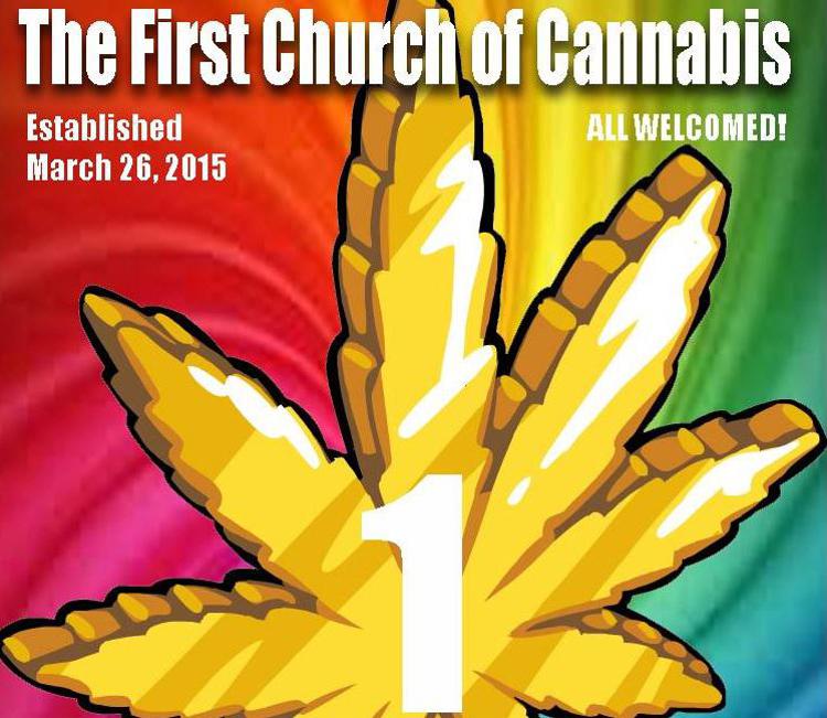 (foto dal profilo Facebook della Chiesa della Cannabis)