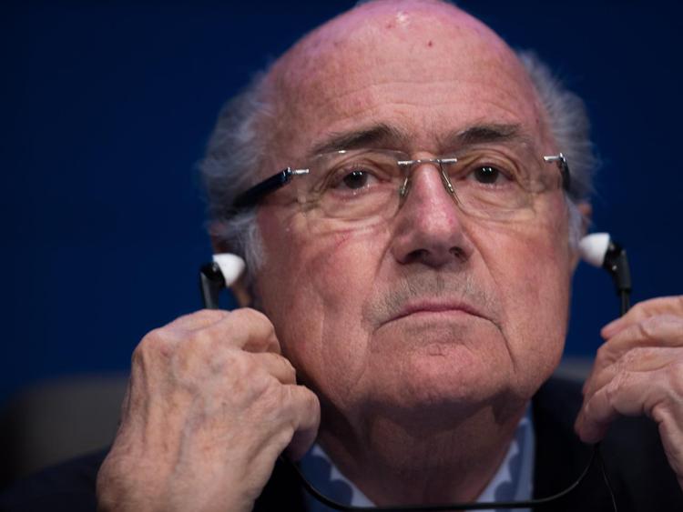 Nella foto Sepp Blatter (Infophoto)