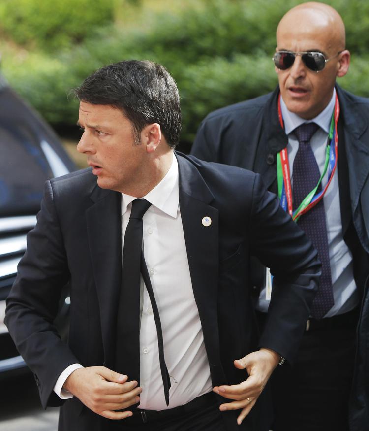 Il premier Matteo Renzi  - INFOPHOTO