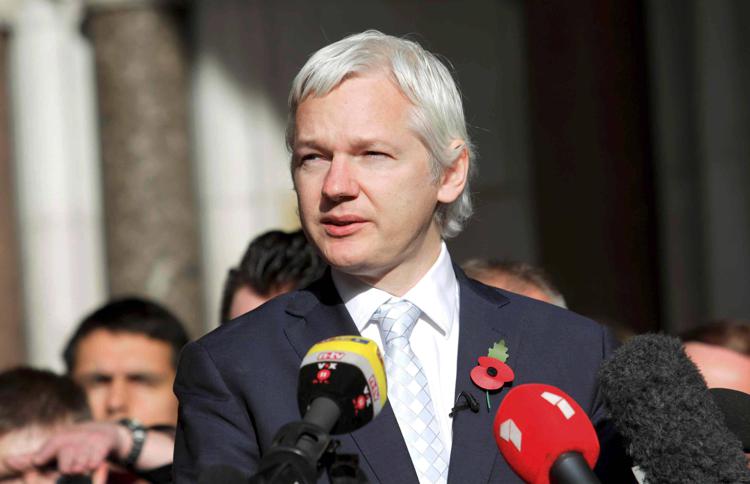 Il fondatore di Wikileaks Julian Assange (Foto Infophoto)