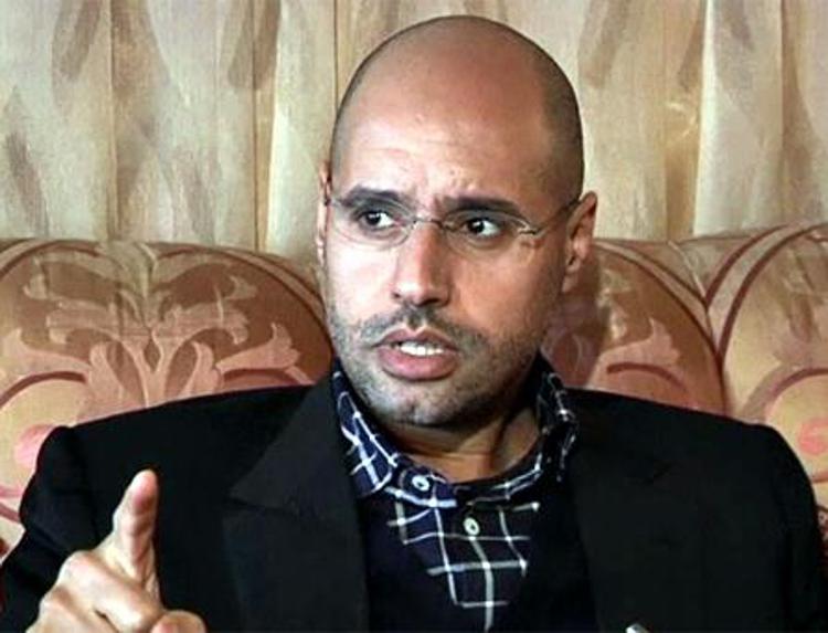 Nella foto Saif al-Islam Gheddafi