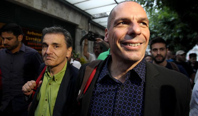 Yanis Varoufakis e Euclides Tsakalotos
