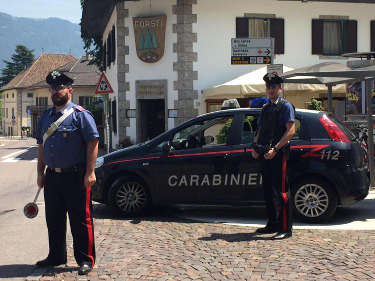 Foto dei carabinieri di Bolzano