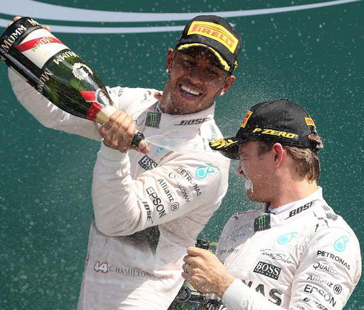 Lewis Hamilton e Nico Rosberg (Infophoto) - INFOPHOTO