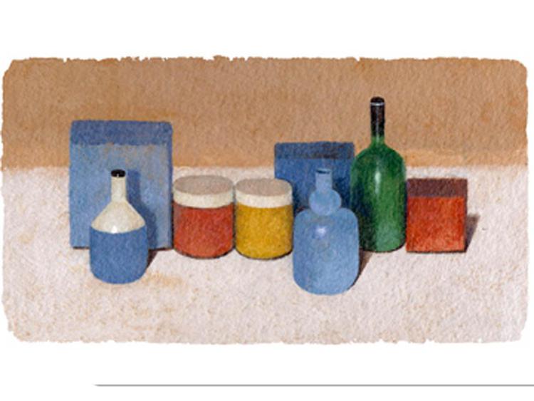 Il doodle dedicato a Giorgio Morandi