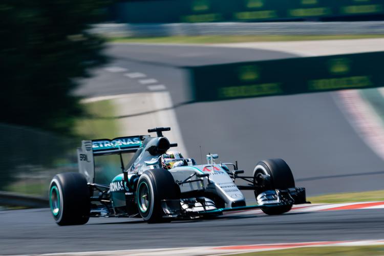 La Mercedes F1 di Lewis Hamilton (Foto Infophoto) - INFOPHOTO