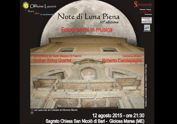 Messina, quartetto d'archi il 12 agosto a Gioiosa Marea