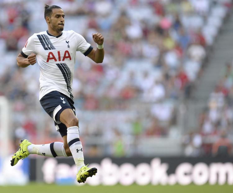 L'autore del primo gol del Tottenham Nacer Chadli (Foto Afp) - AFP