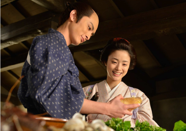 Una scena del film 'A tale of Samurai Cooking'  