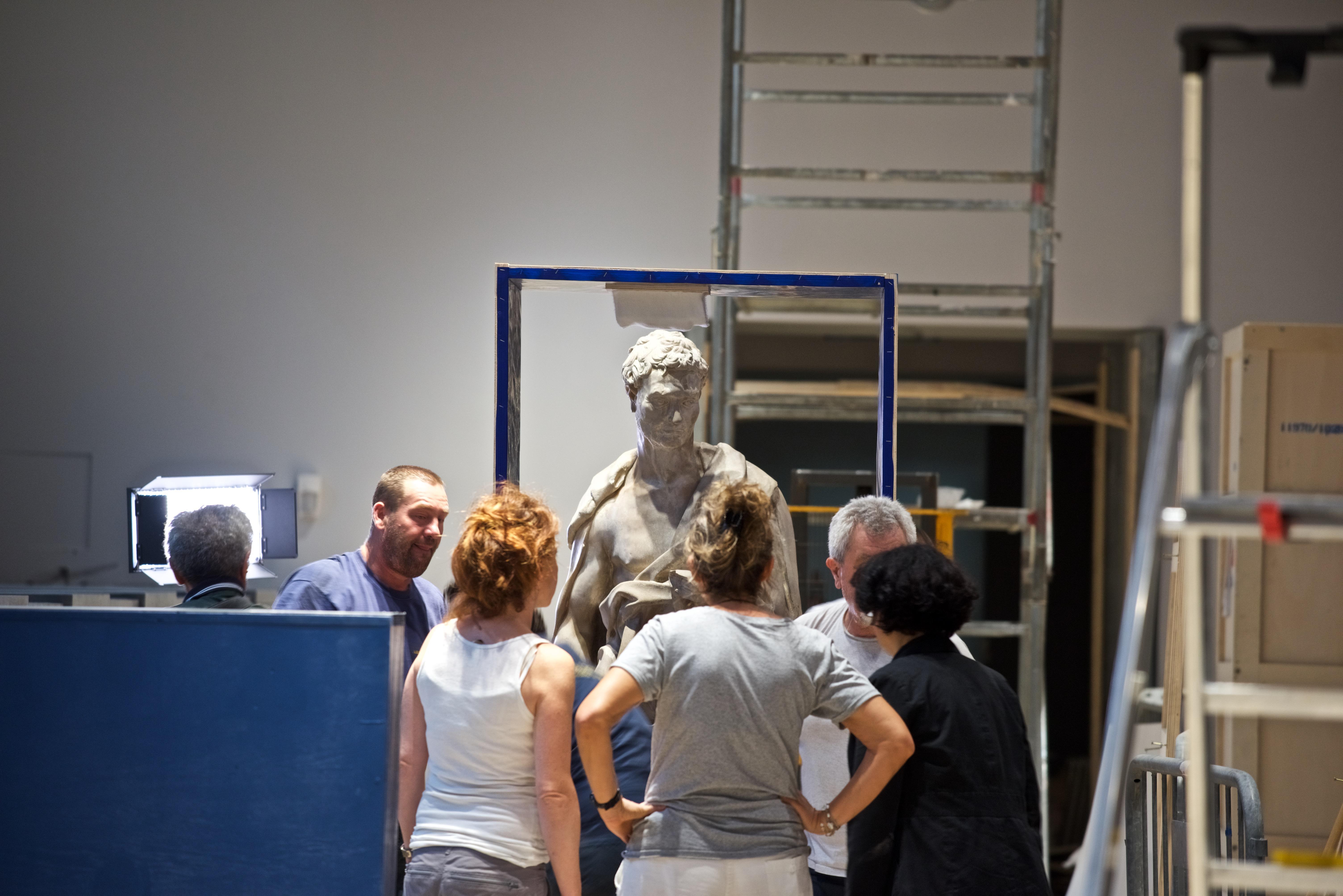 Donatello, Geremia, allestimento del nuovo Museo dell'Opera del Duomo Firenze, foto Opera del Duomo / Claudio Giovannini