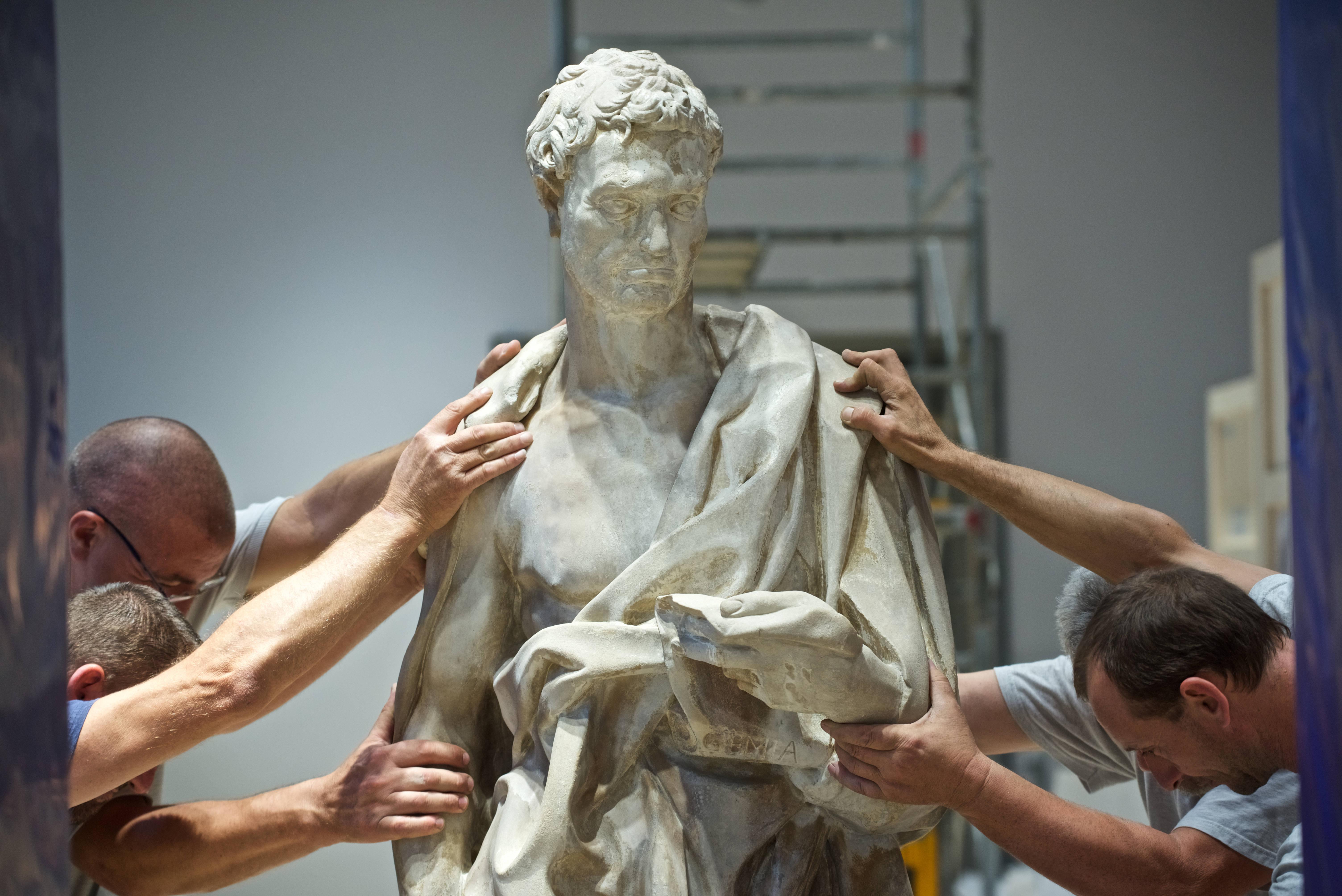 Donatello Geremia, allestimento del nuovo Museo dell'Opera del Duomo Firenze, foto Opera del Duomo / Claudio Giovannini