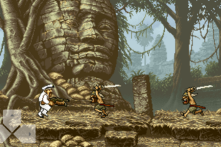 Un' immagine del gioco 'Marò Slug'